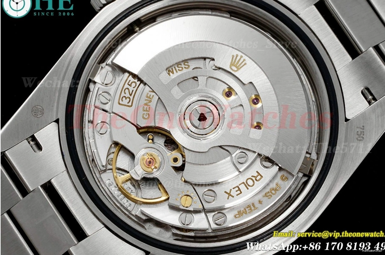 (Gain Green SS V4 JDF Weight) 40mm SS VR3255 DayDate 228239 Arab 0131